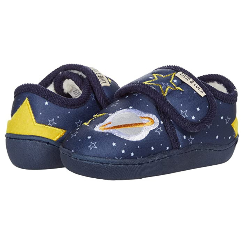 Livie & Luca Blast L19113-411 Toddler 10 Navy Embroidered Casual Shoes GAL1624